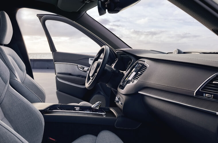 Insidan av en Volvo XC90 bill